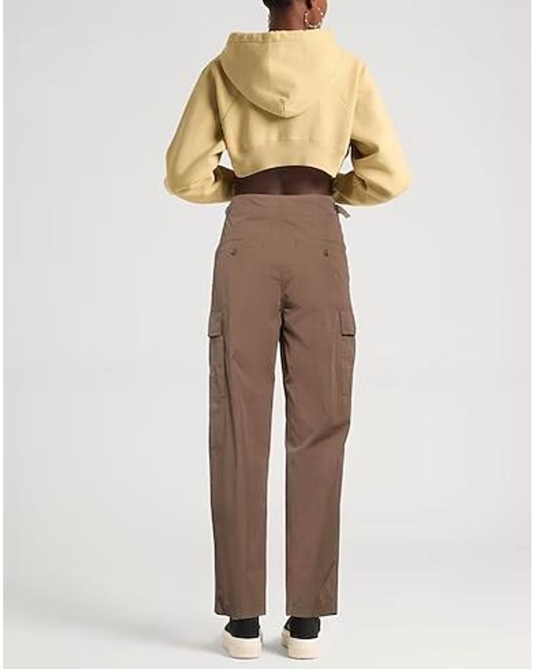 Isabel Marant Brown Multi-Pocket Cargo Pants