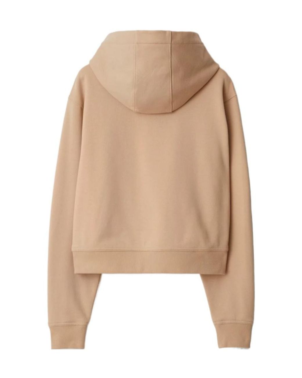Burberry Natural Long Sleeve Short Sweater