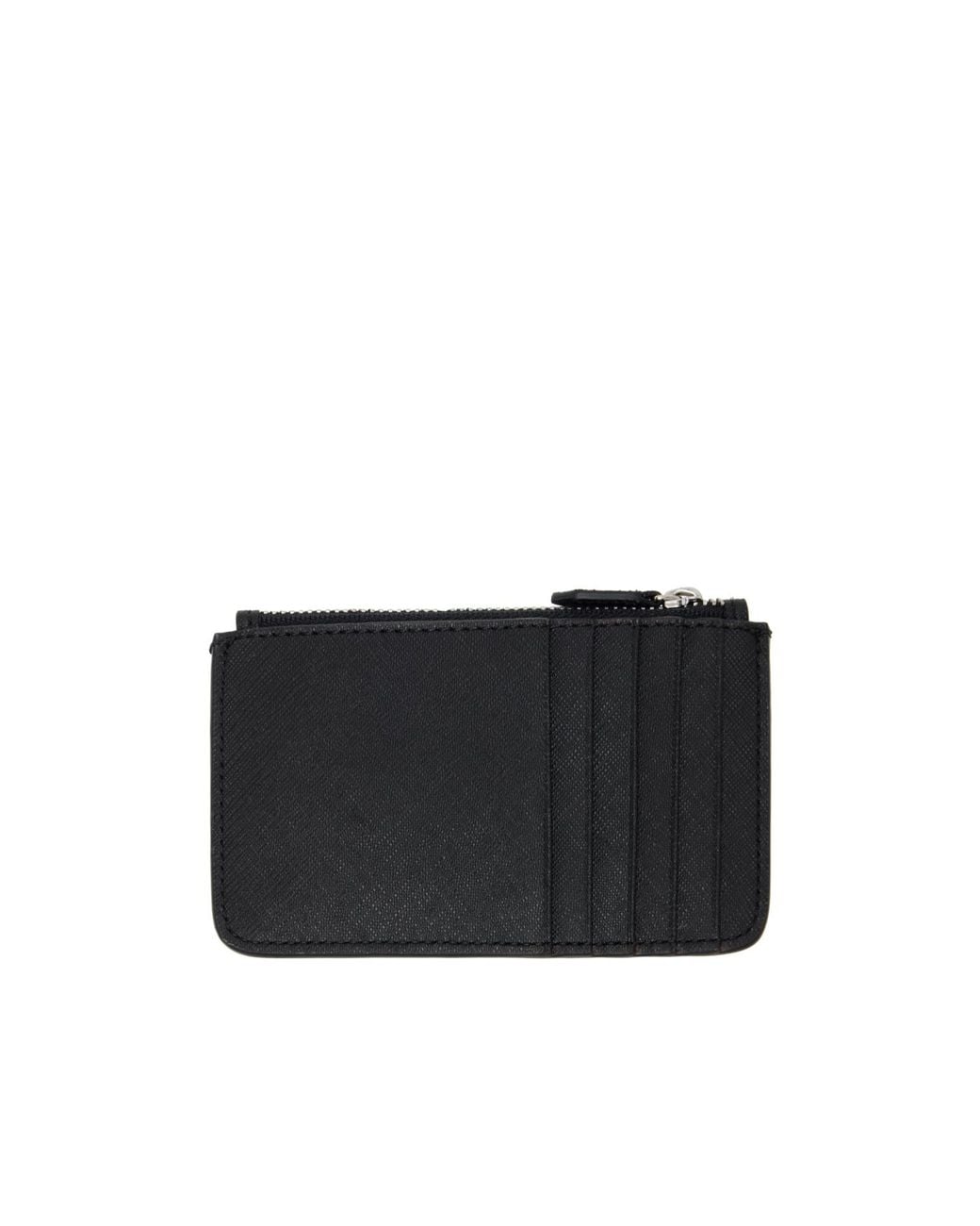 Vivienne Westwood Black Orb Leather Wallet for men