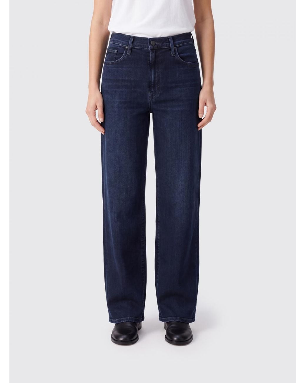 Mother Blue The Mid Rise Rambler Zip Ankle Jeans