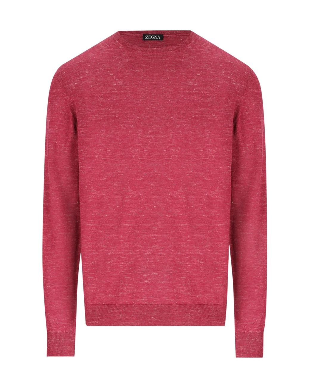 Zegna Red Crew-Neck Sweater for men