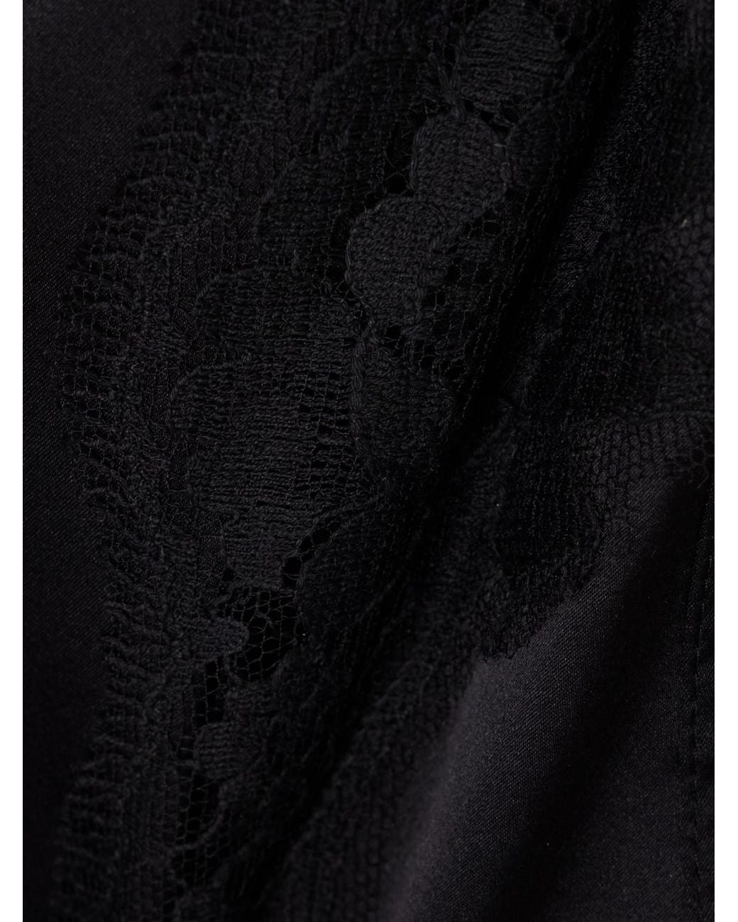 Dolce & Gabbana Black Silk Bodysuit