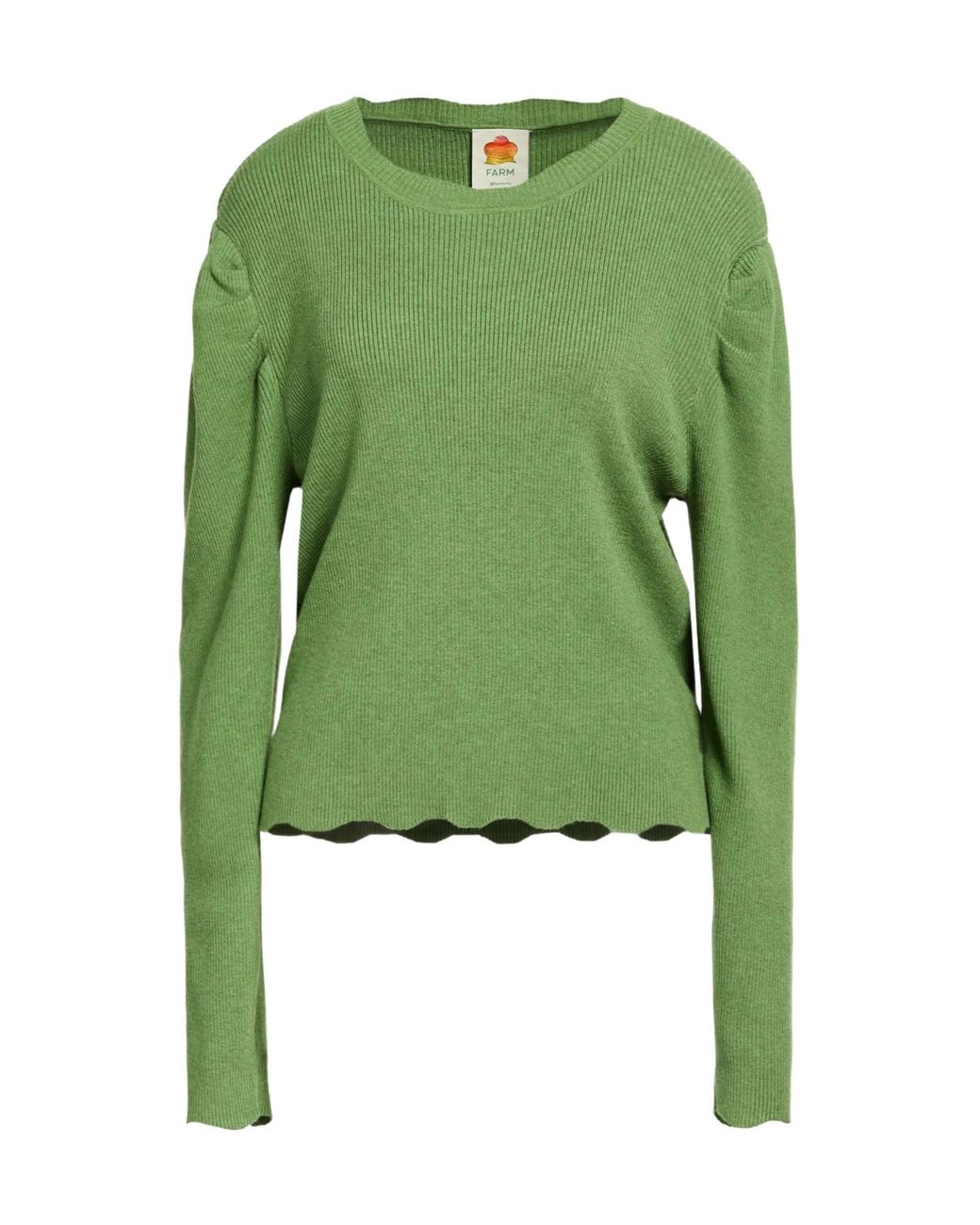 Farm Rio Green Plain Colour Jumper