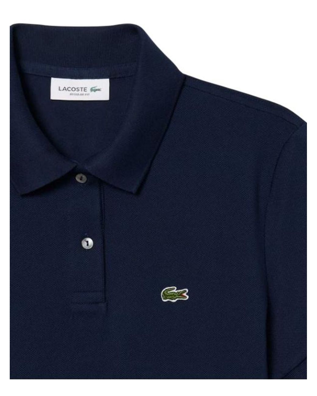 Lacoste Black Buttoned Polo Shirt