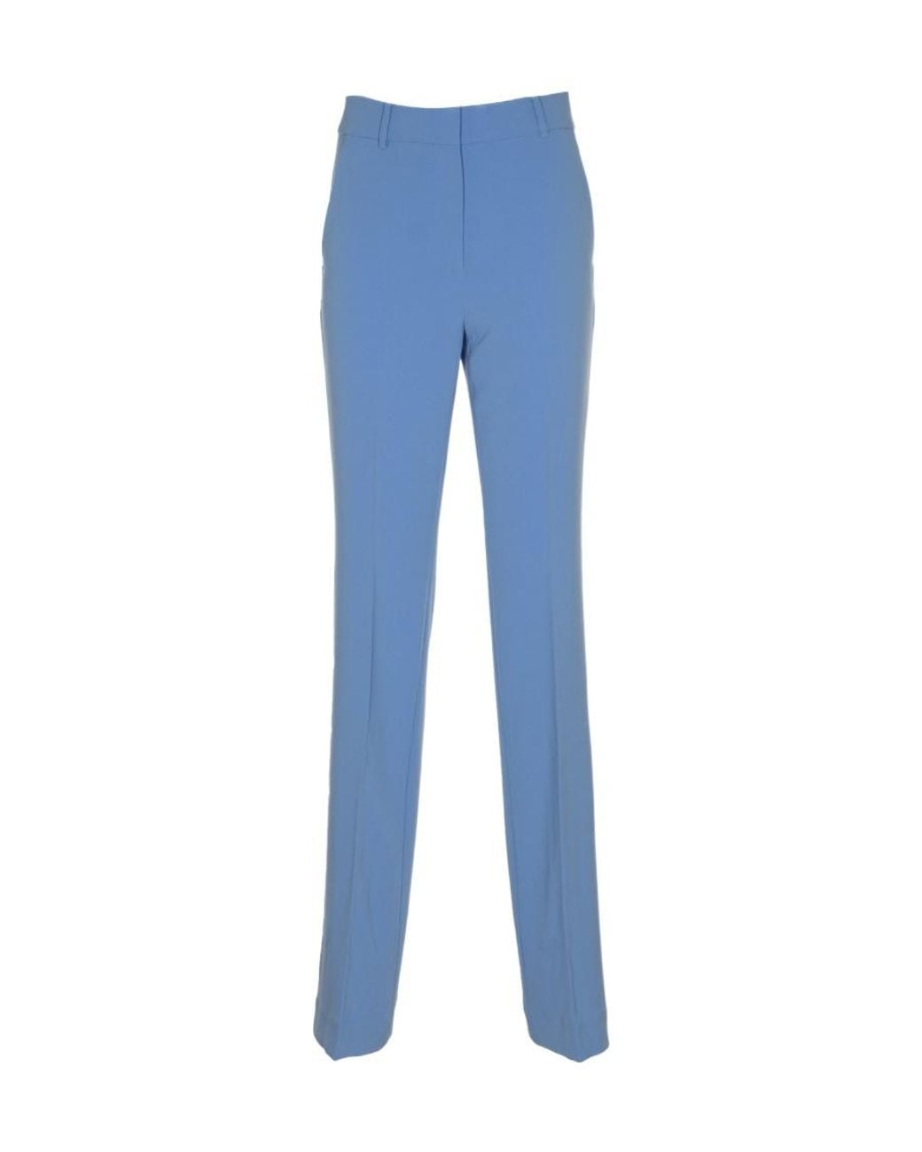 Michael Kors Blue Michael Straight Leg Bootcut Trousers