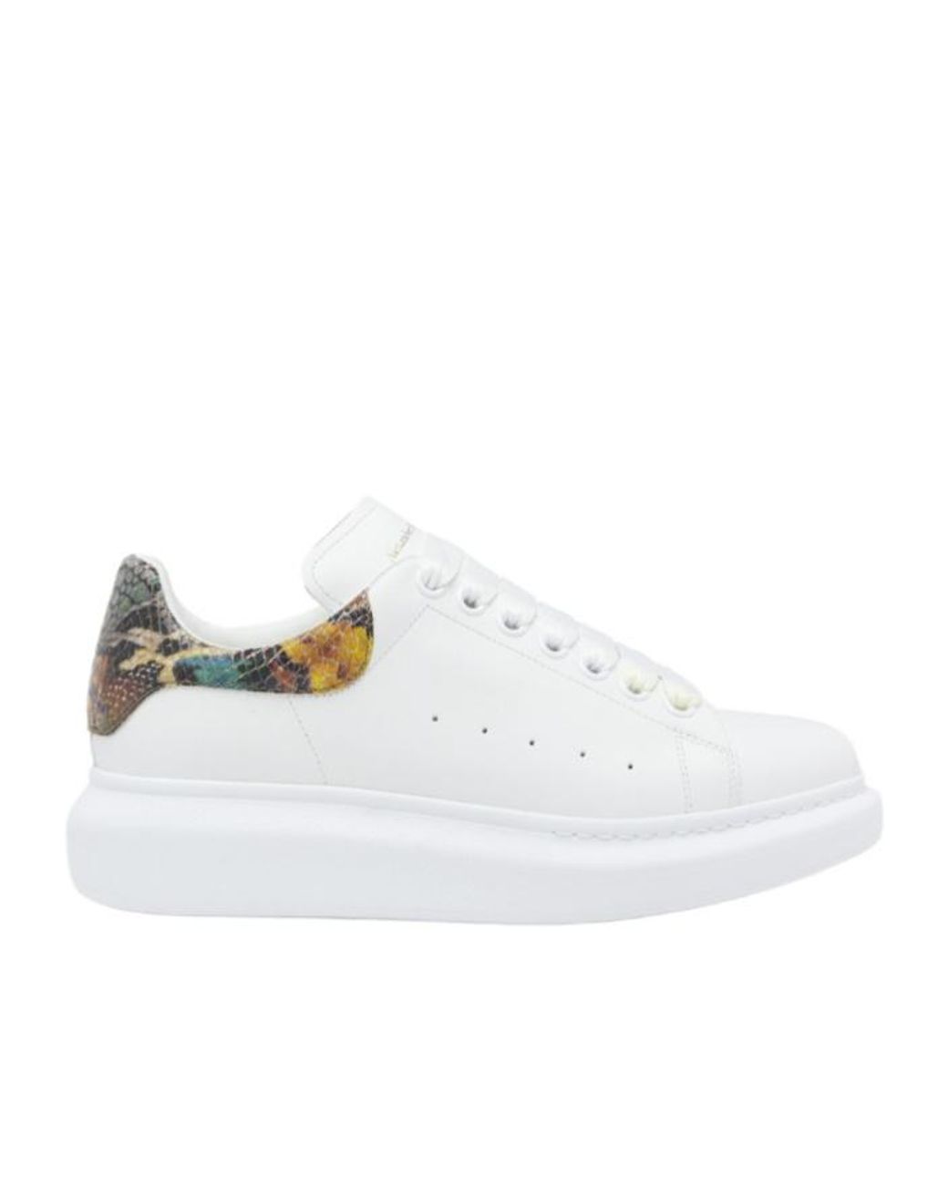 McQueen White Oversized Platform Sneakers
