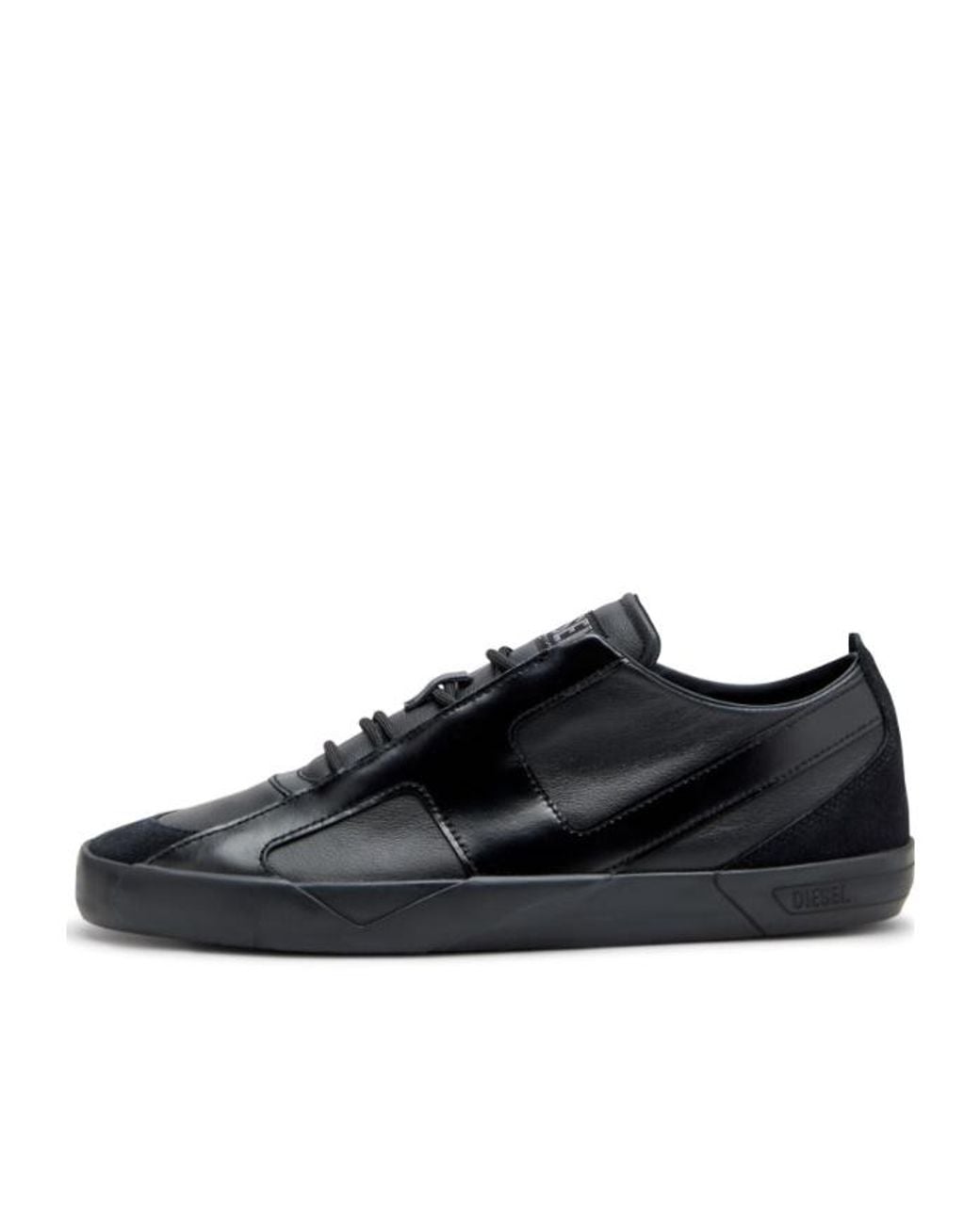 DIESEL Black S-Slante-D-Sneakers for men