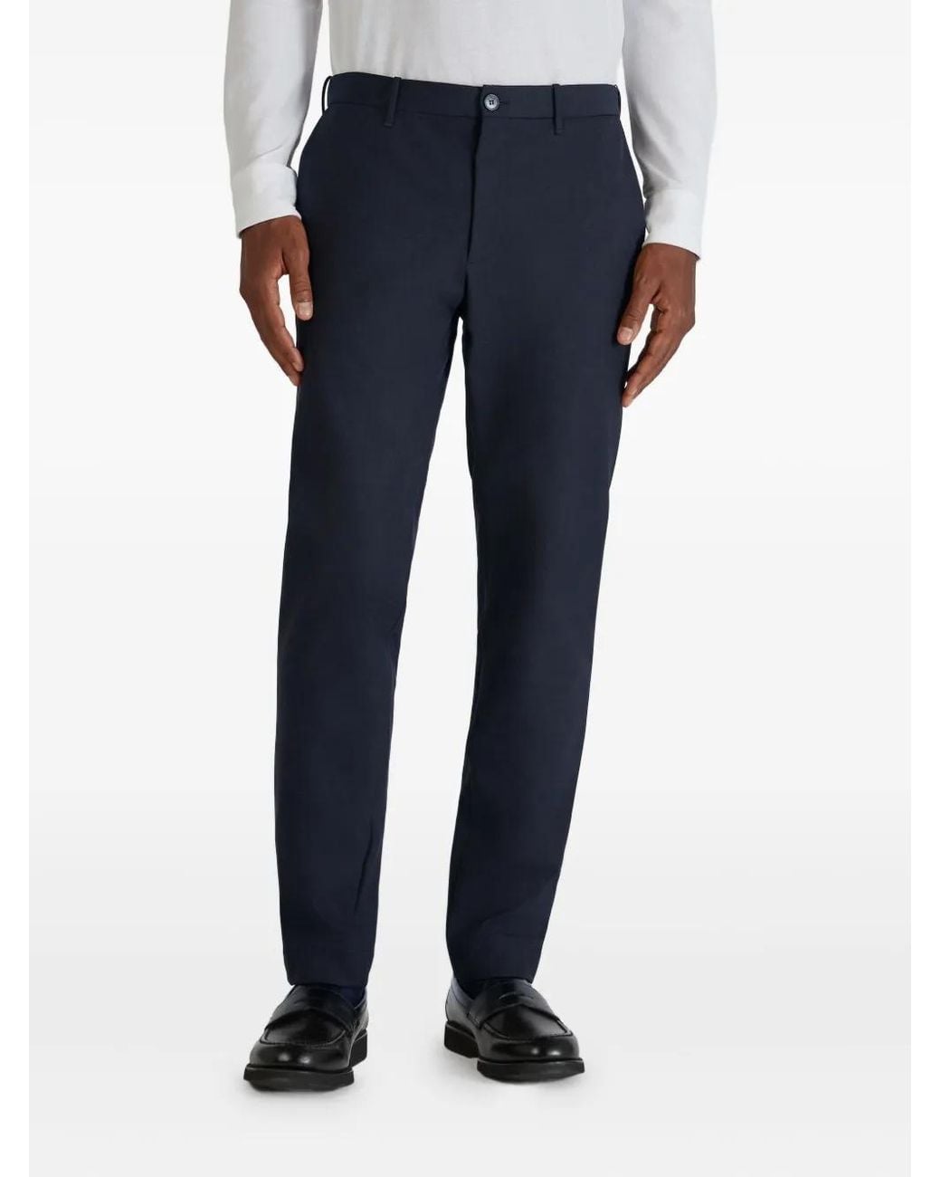 Incotex Blue Casual Trousers With Belt Loops for men