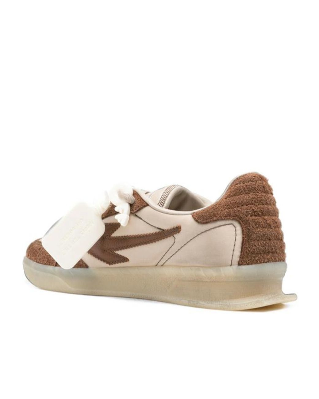 Off-White c/o Virgil Abloh Brown Arrows Panelled Sneakers