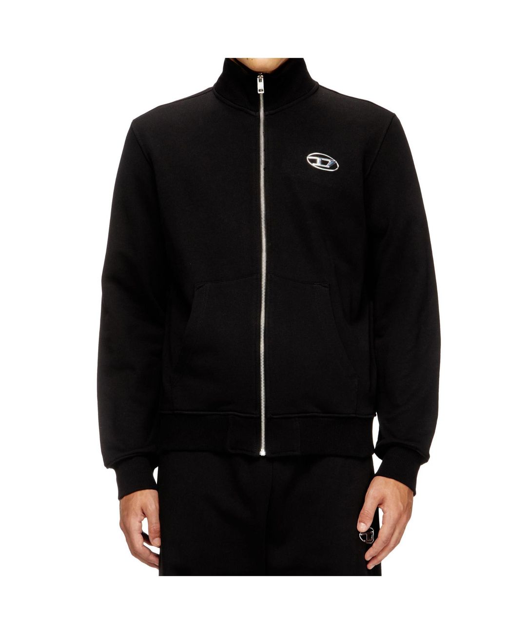 DIESEL Black S-Ginni-Zip-Od for men