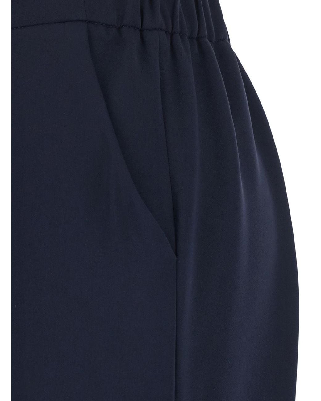 P.A.R.O.S.H. Blue Wide-Leg Trousers