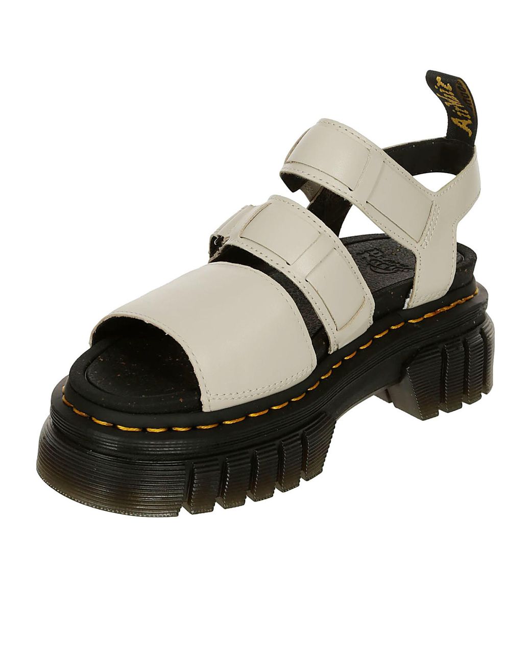 Dr. Martens Black Open-Toed Flat Sandals