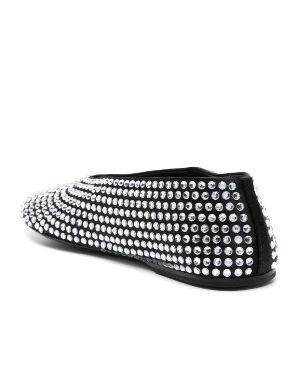 Khaite Black Round-Head Flat Shoes