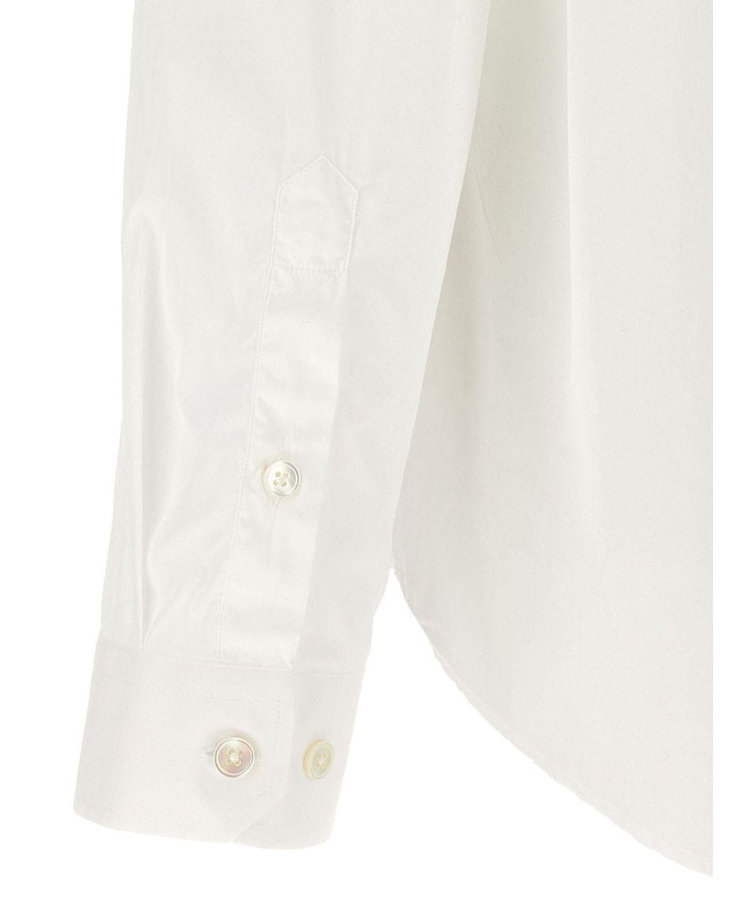 mfpen White Auditorium Relaxed Shirt for men