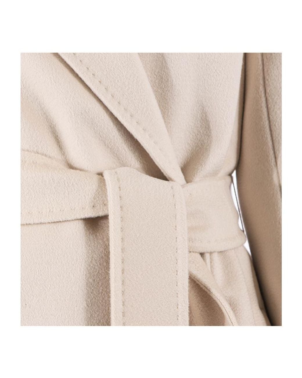 Weekend by Maxmara Natural Belt-Detail Coat
