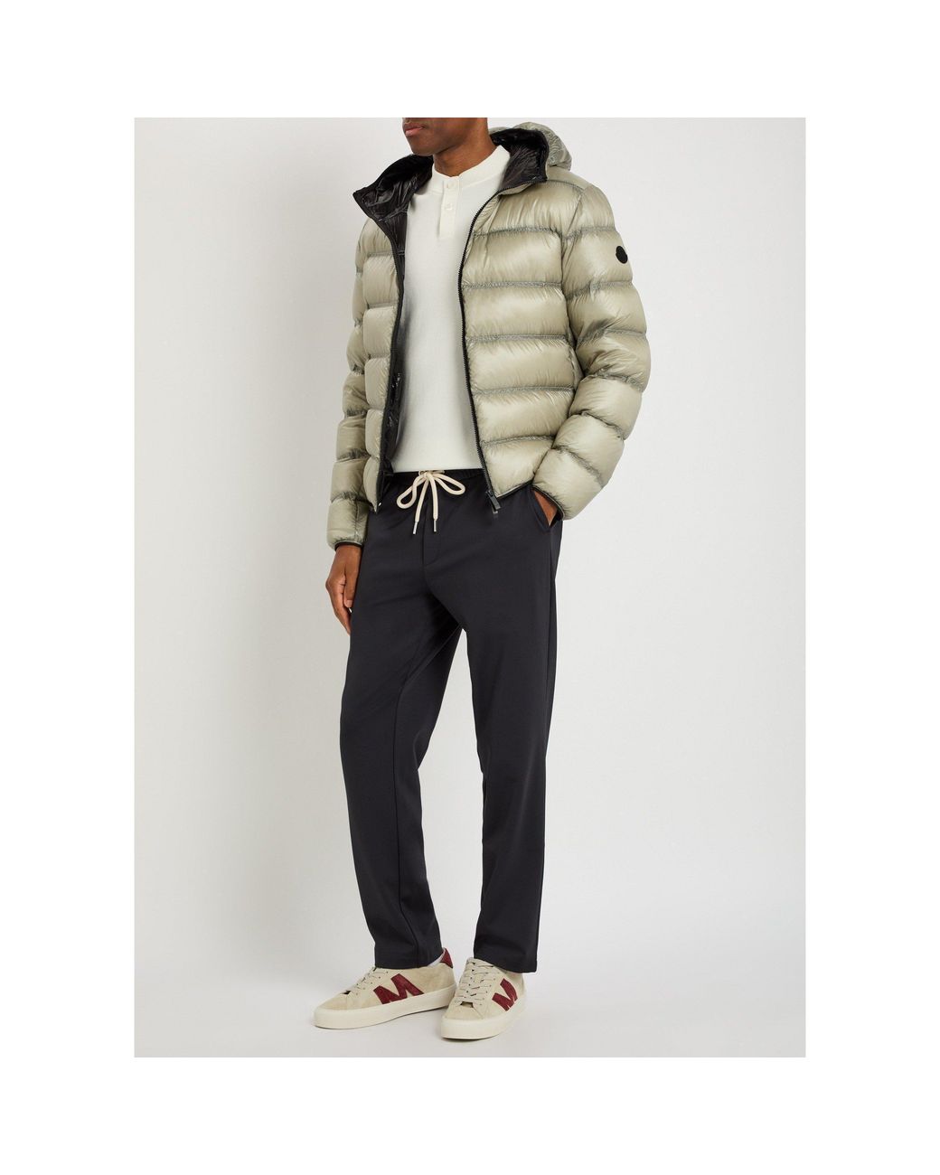 Moncler Green Simple Down Jacket for men