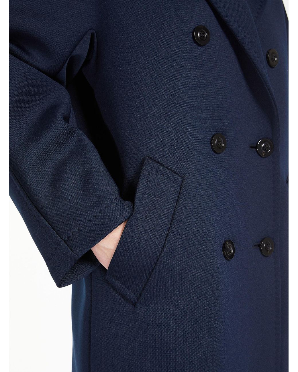 Max Mara Blue Logo Coat