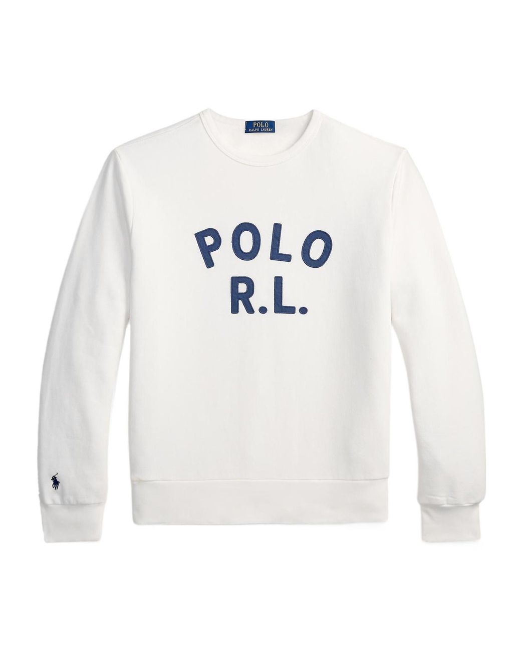 Polo Ralph Lauren White Simple And Comfortable Polo Hoodie for men