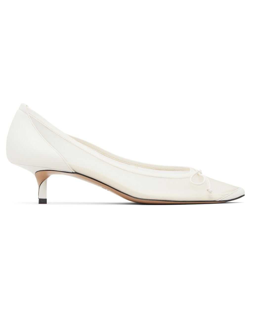 Jacquemus Natural Tourni Heeled Pumps