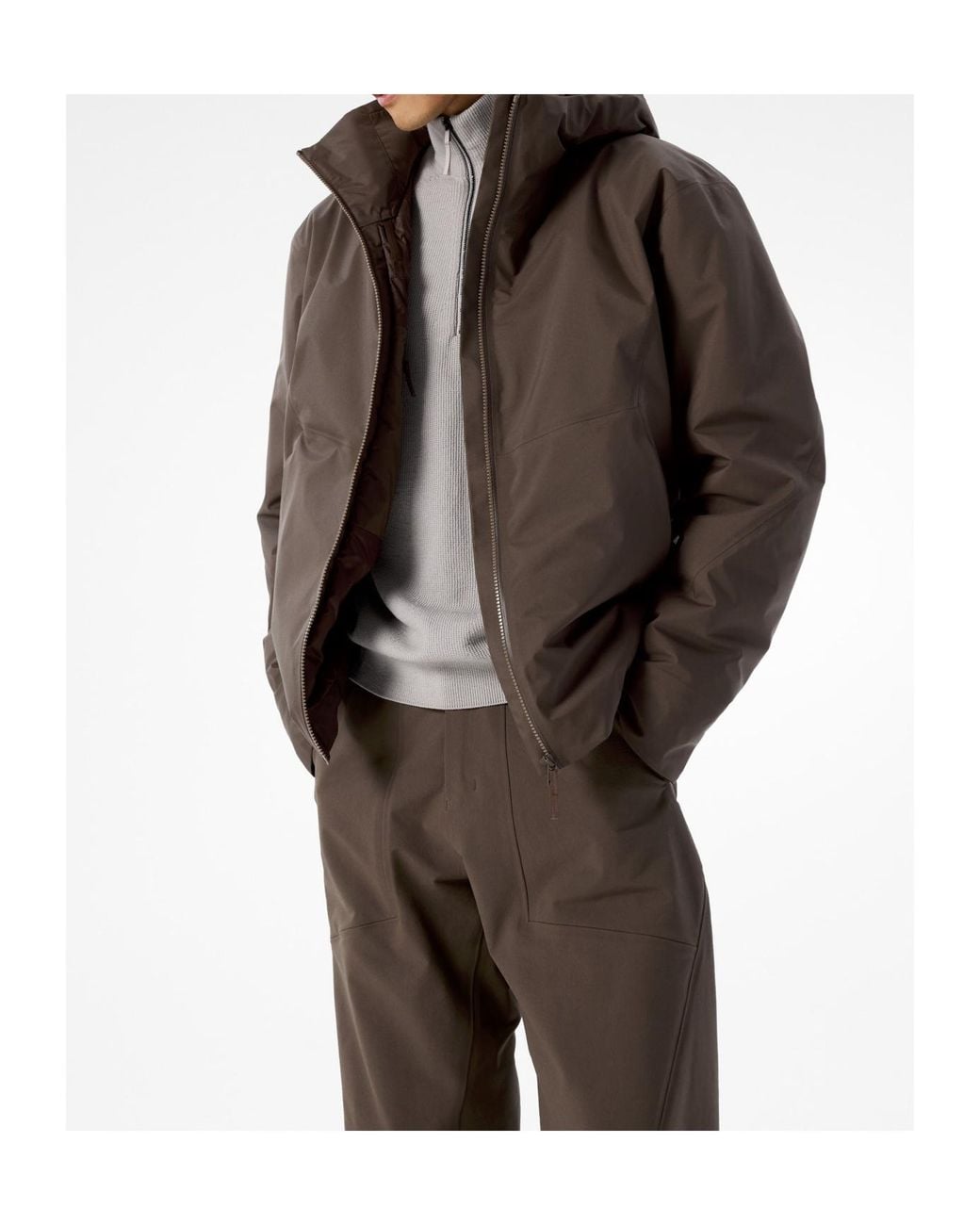 Veilance Brown Diode Gore-Tex Jacket for men