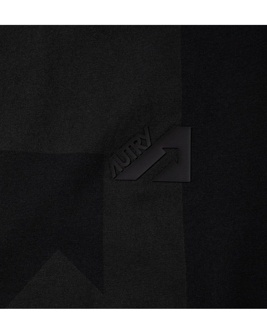 Autry Black Cropped T-Shirt