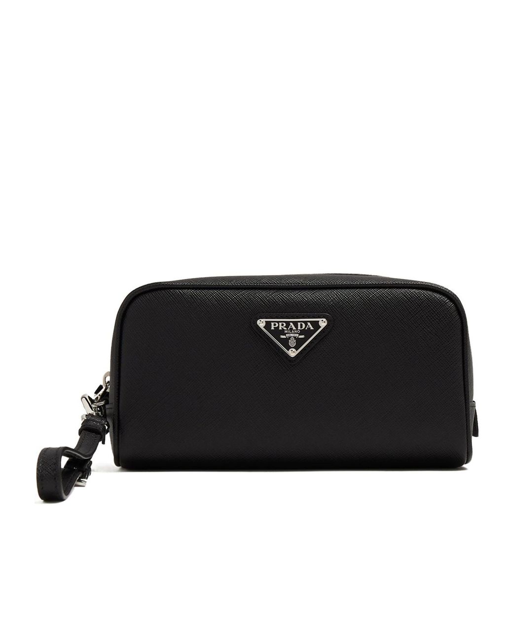 Prada Black Zippered Clutch for men