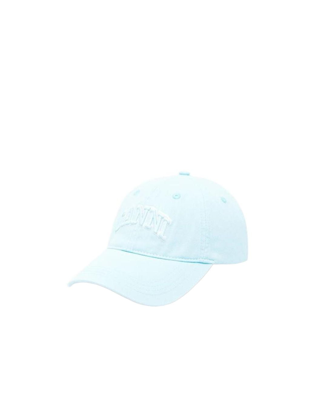 Ganni Blue Organic Cotton Visor
