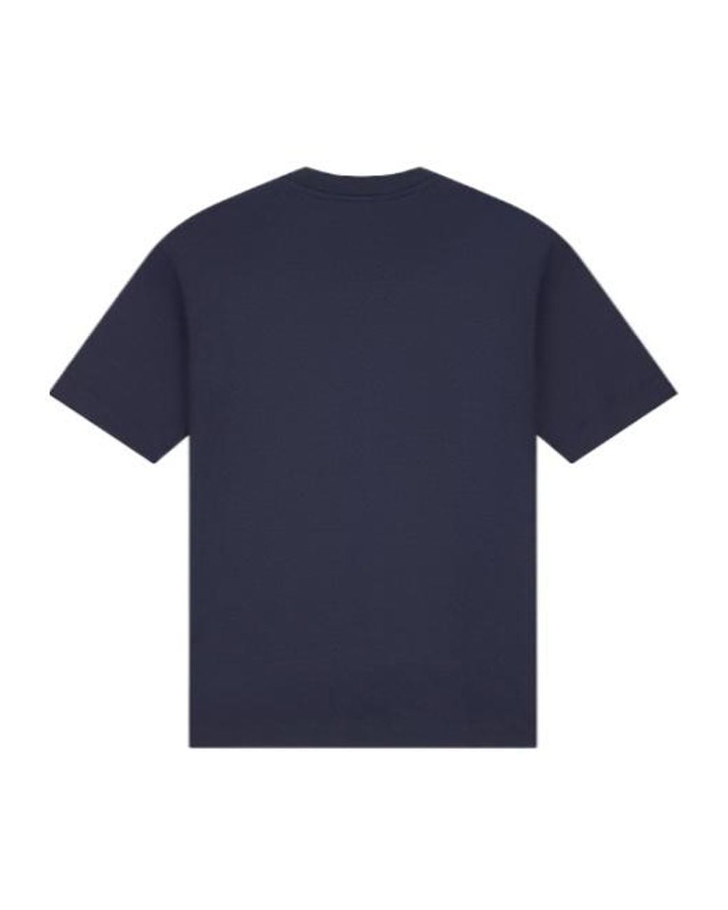 Emporio Armani Blue Graphic-Print T-Shirt for men