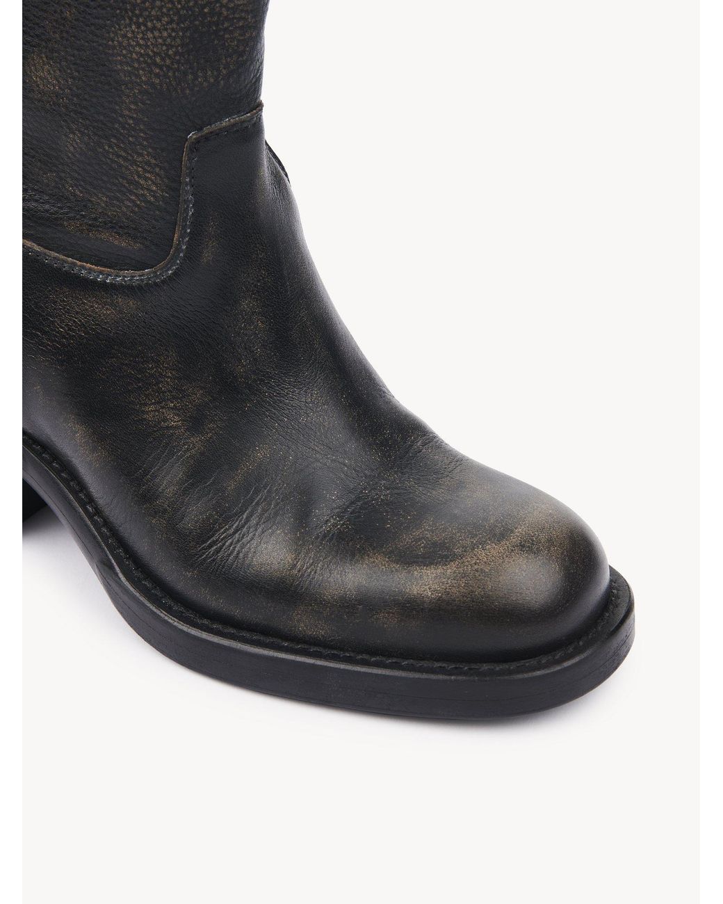 Chloé Black Chloé Dakota Buckle Detailed Boots