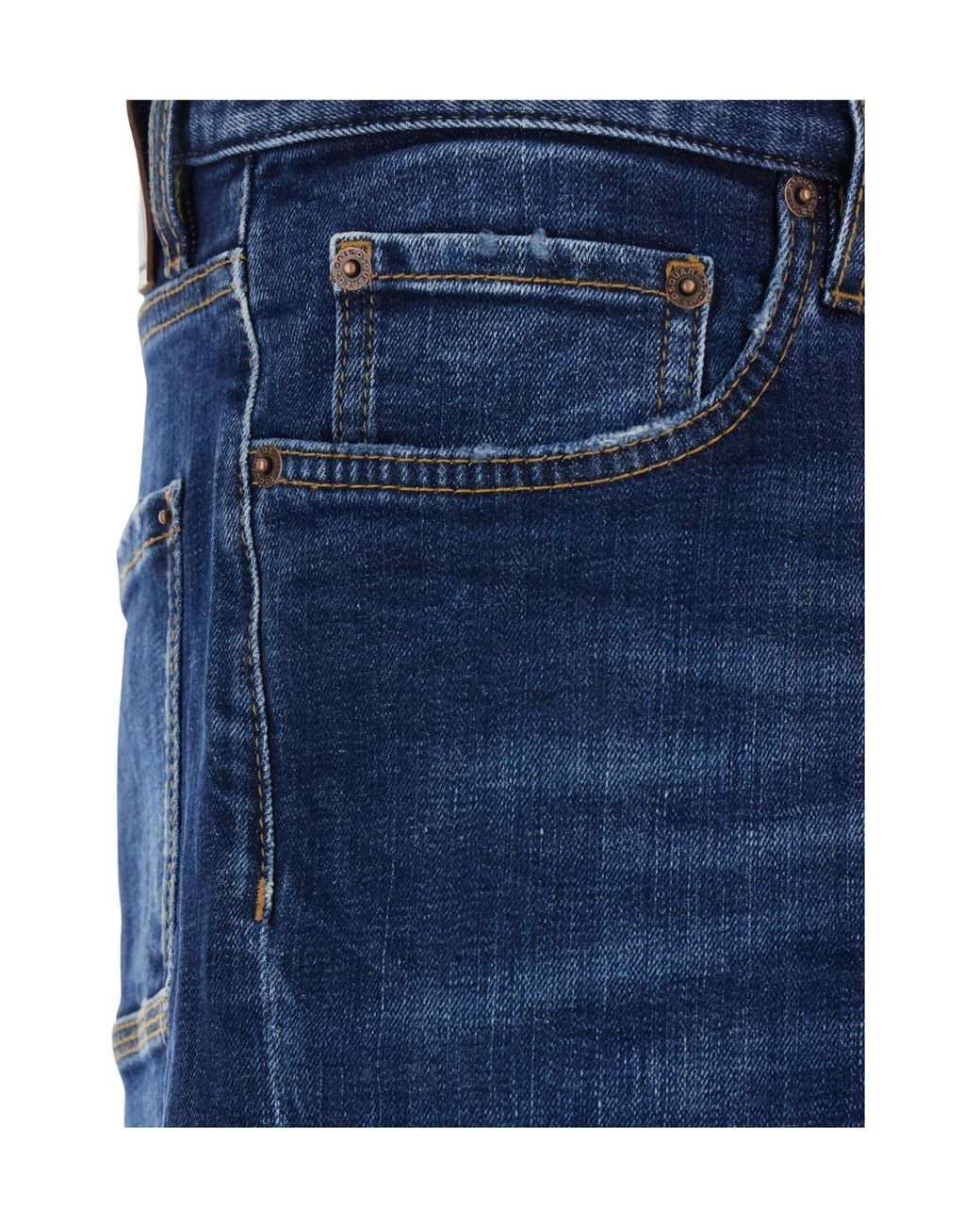 DSquared² Blue Distressed Jeans for men