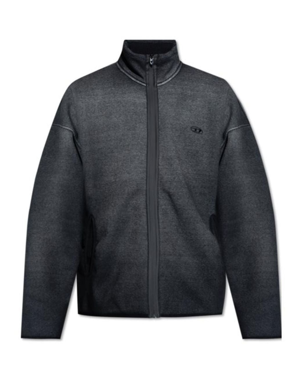 DIESEL Blue S-Baty Zipped Sweatshirt for men