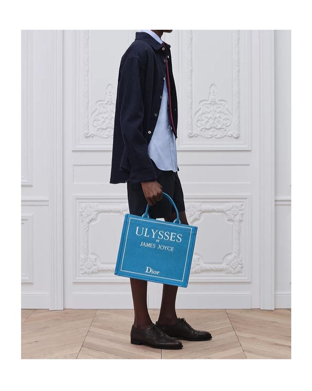 Dior Blue Homme Oblique Shirt for men