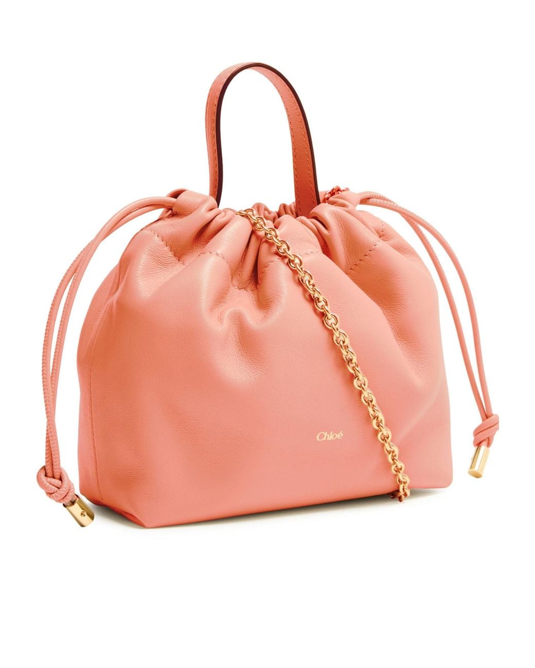 Chloé Pink Icons Logo Shoulder Bag
