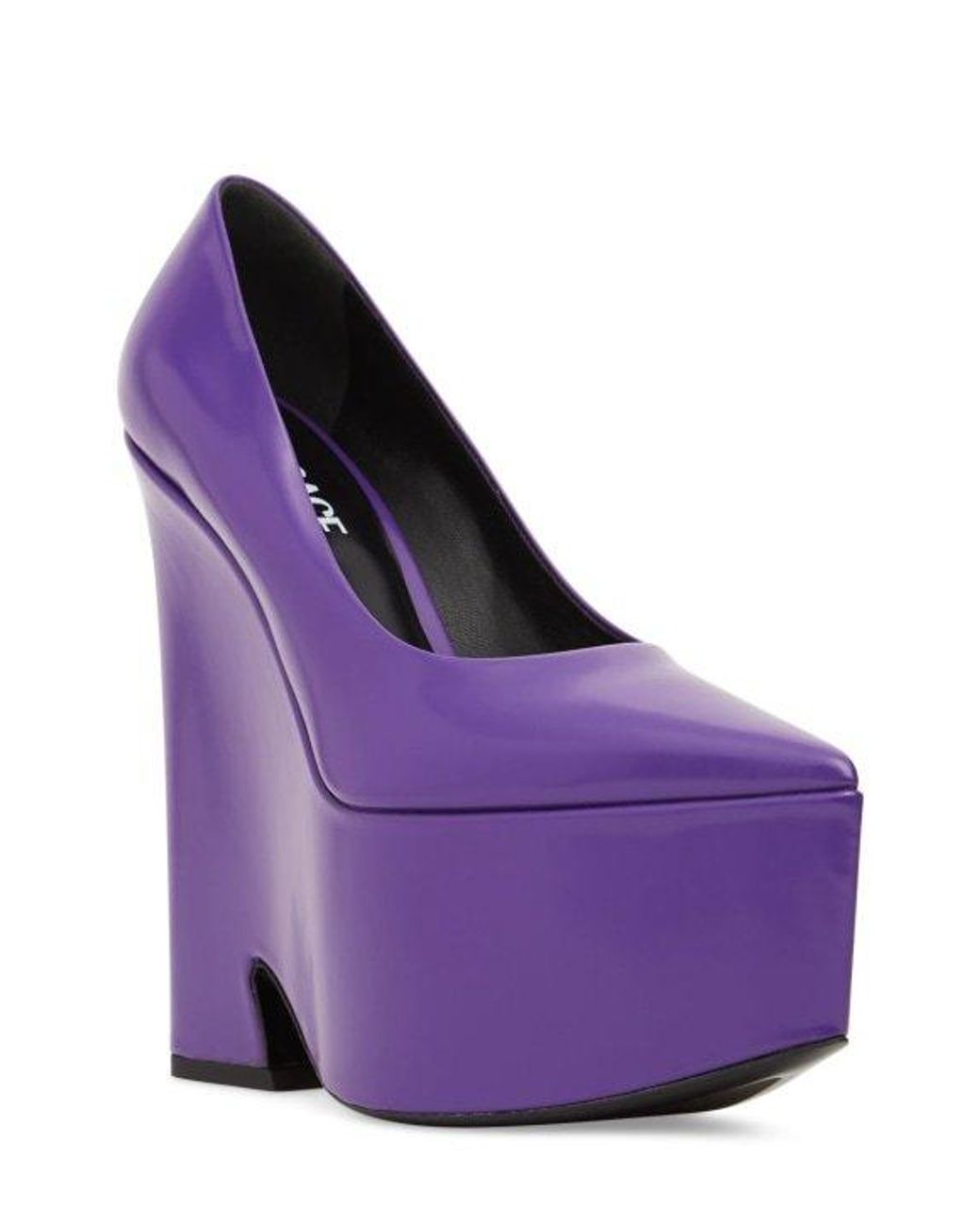 Versace Purple Décolletté With Stiletto Heel