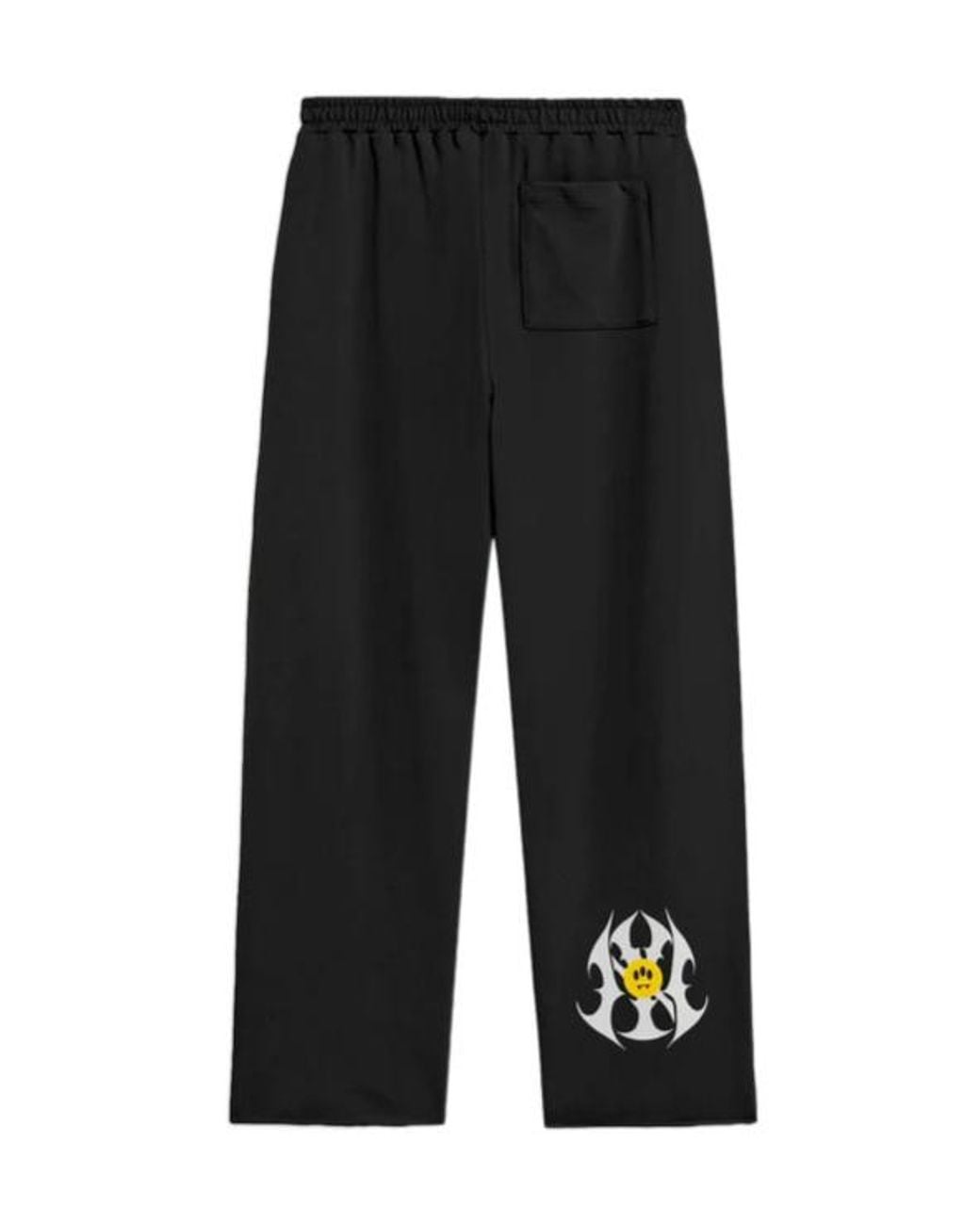 Barrow Black Loose Fit Trousers for men