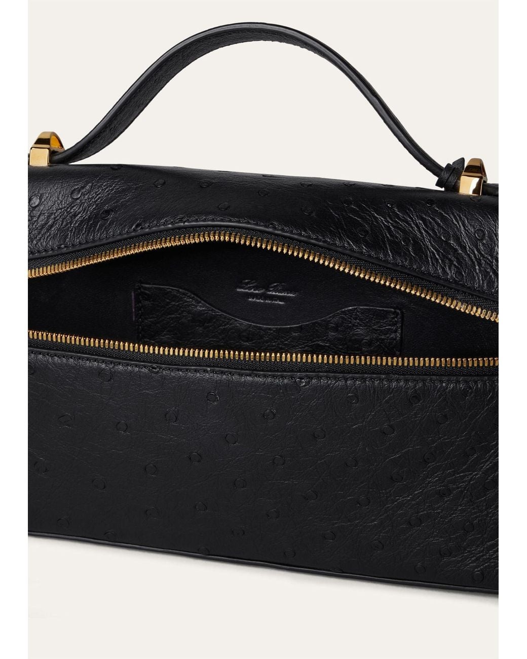 Loro Piana Black Extra Bag L23 Shoulder Bag