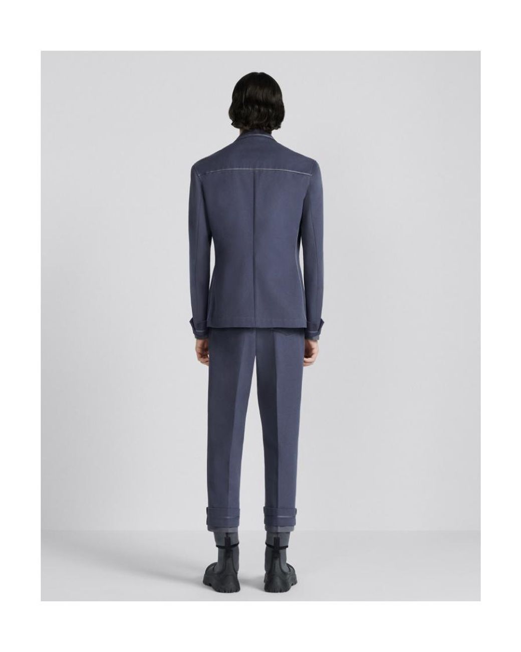 Dior Blue Homme Straight-Leg Trousers for men