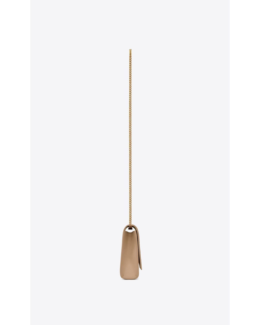 Saint Laurent White Medium 'Monogram' Shoulder Bag