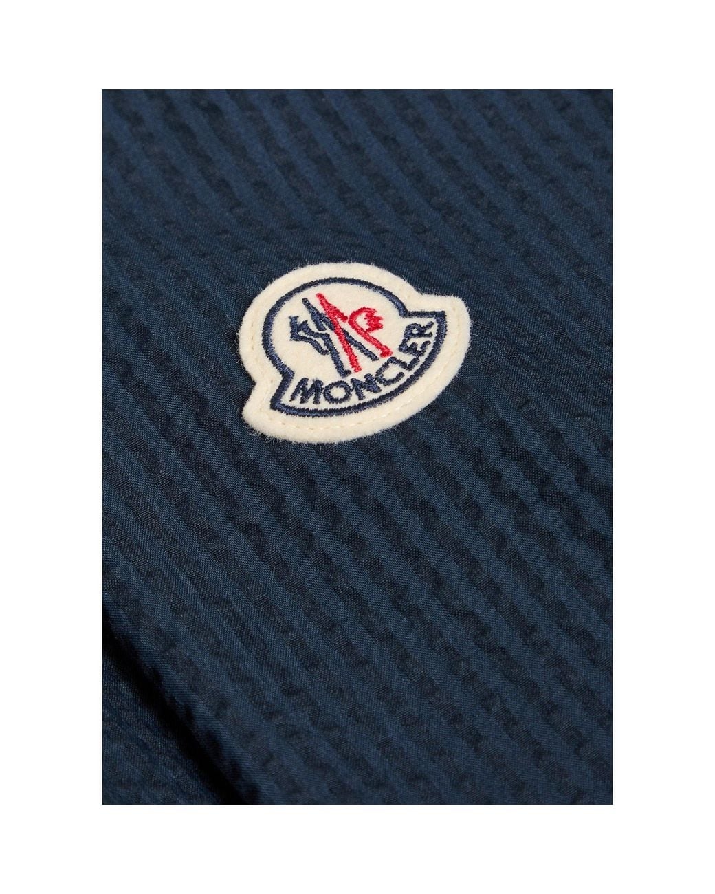 Moncler Blue Simple Jacket for men