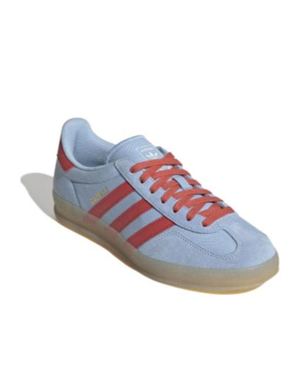 Adidas Originals Blue Gazelle Indoor Lace-Up Sneakers for men