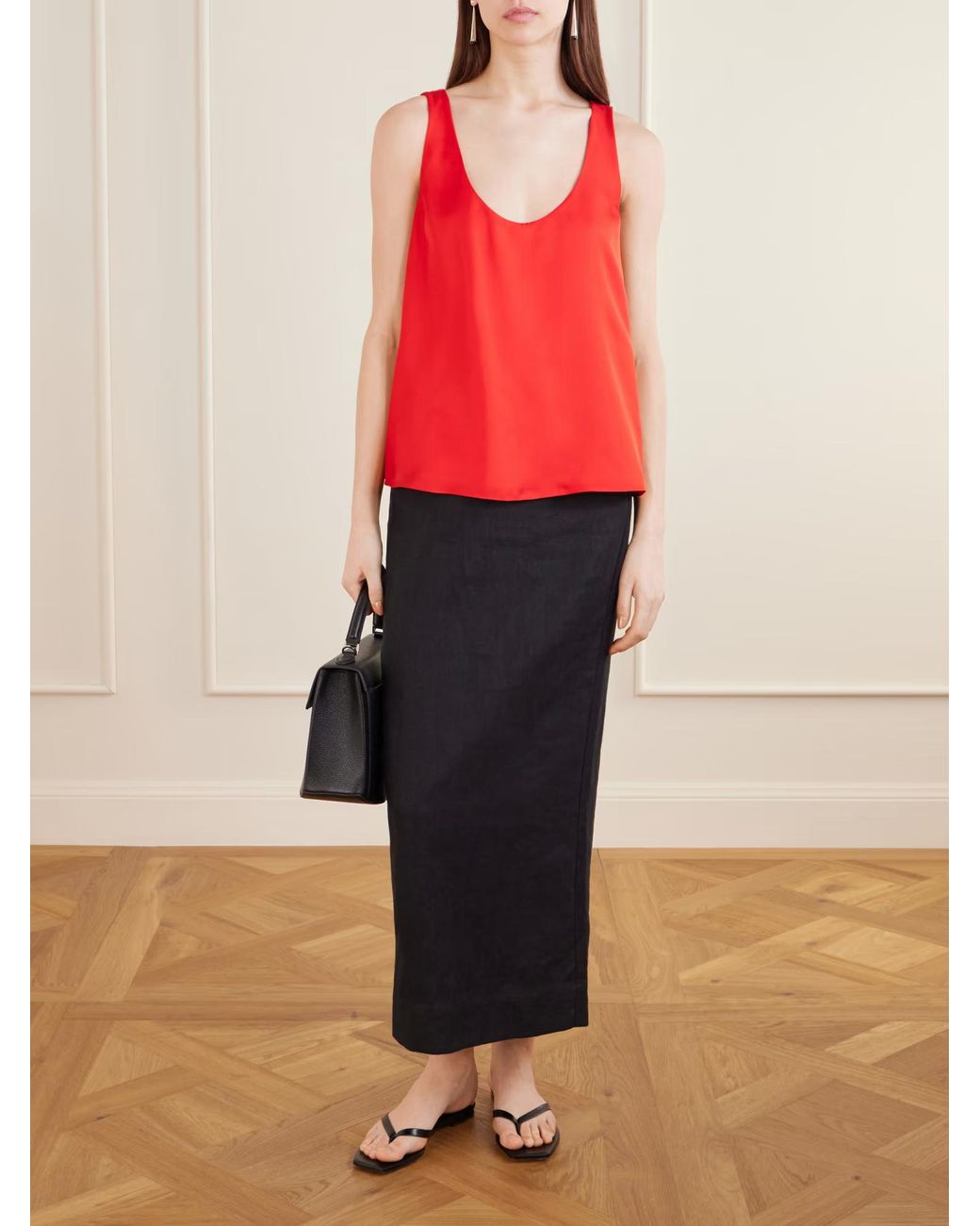 Rohe Red Sleeveless Vest