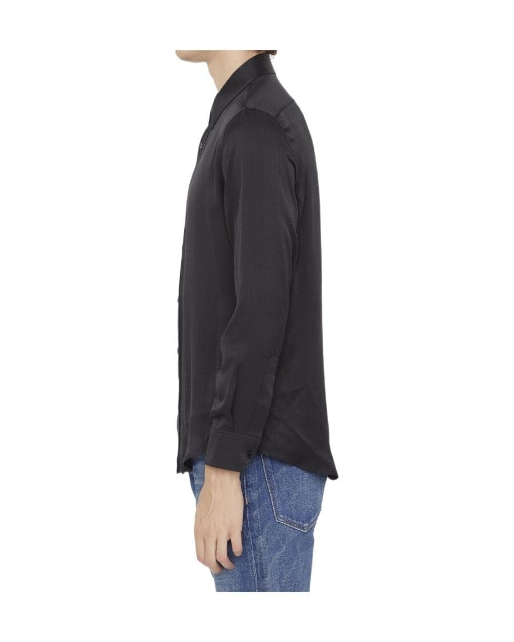 Céline Black Loose Shirt for men