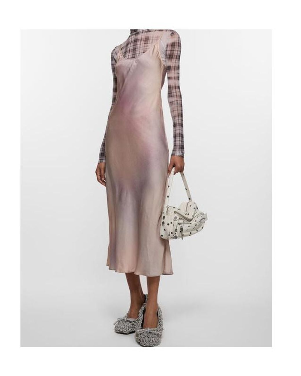 Acne Pink Strap Dress