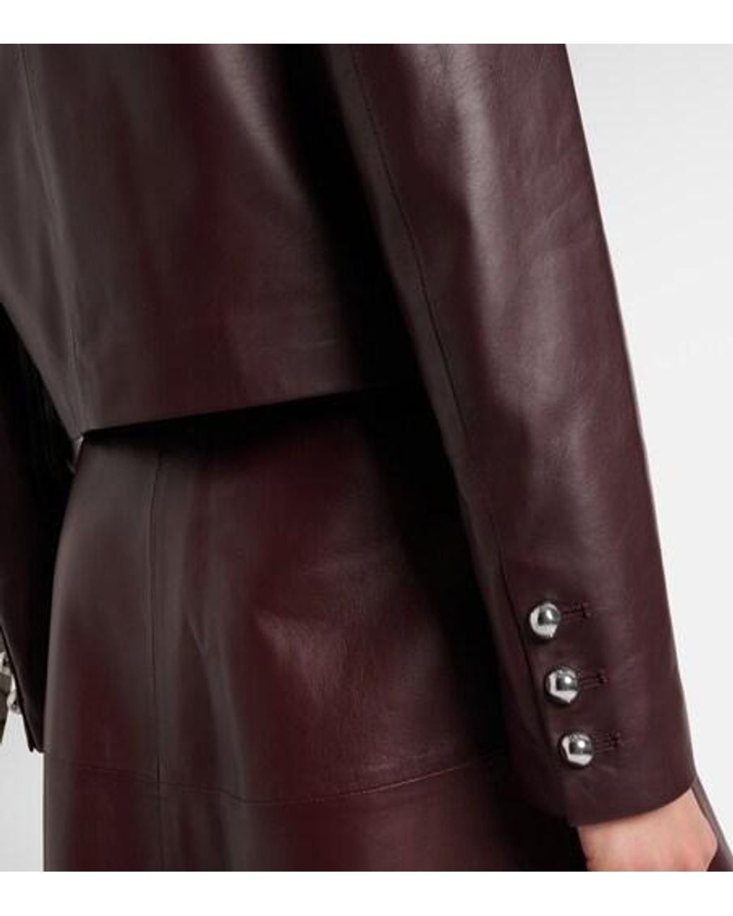Altuzarra Brown Leather Jacket