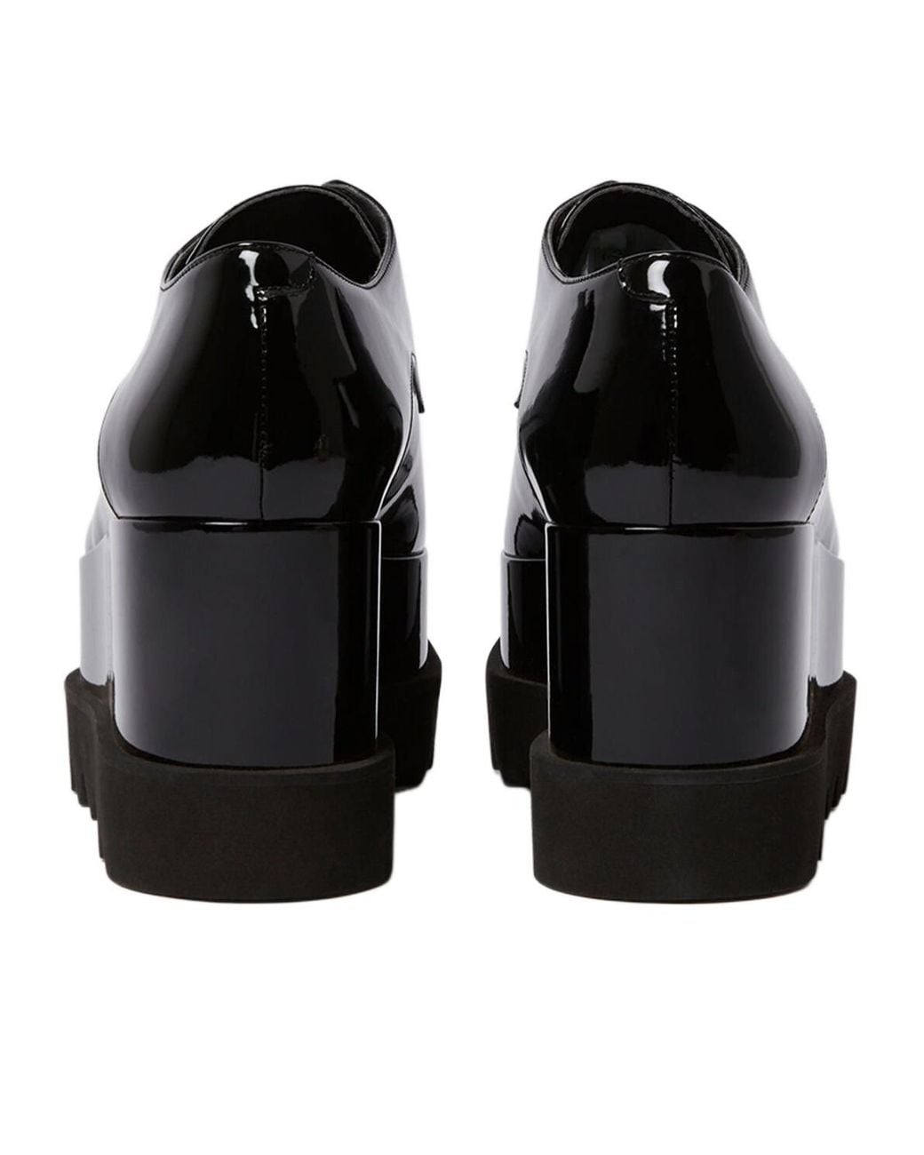 Stella McCartney Black Limited Edition Elyse Monochrome Platforms