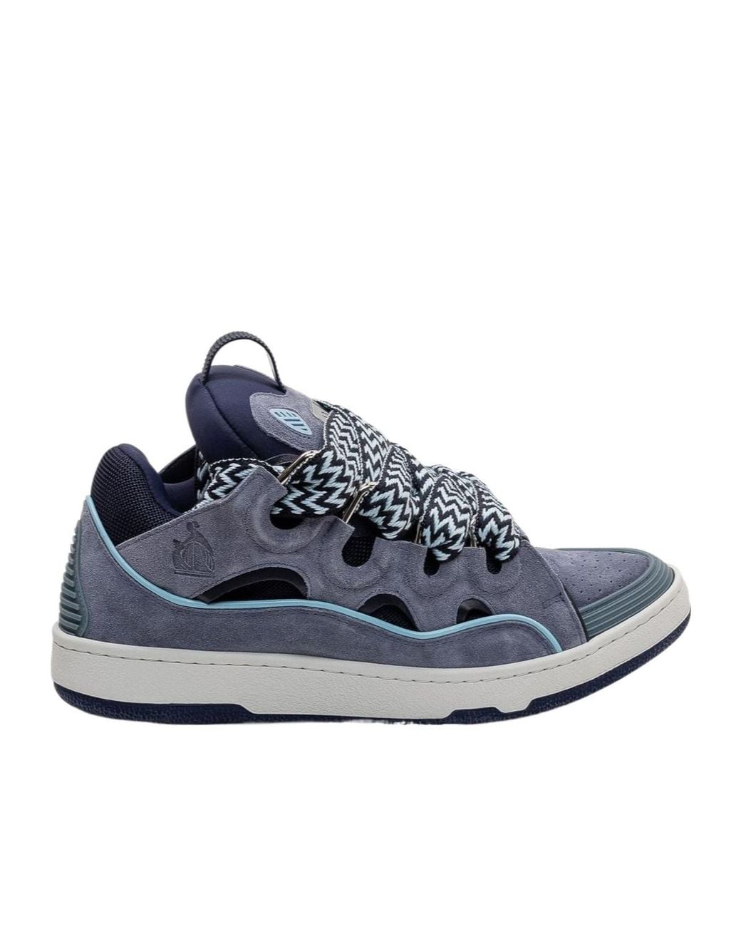 Lanvin Blue Curb Sneakers for men
