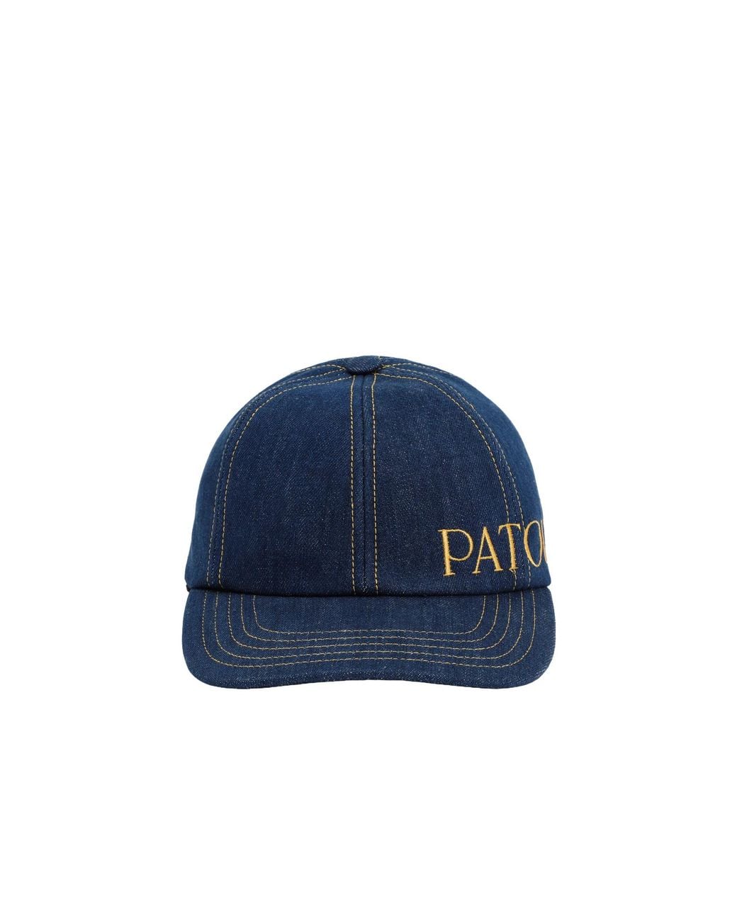Patou Blue Logo-Embroidered Baseball Hat