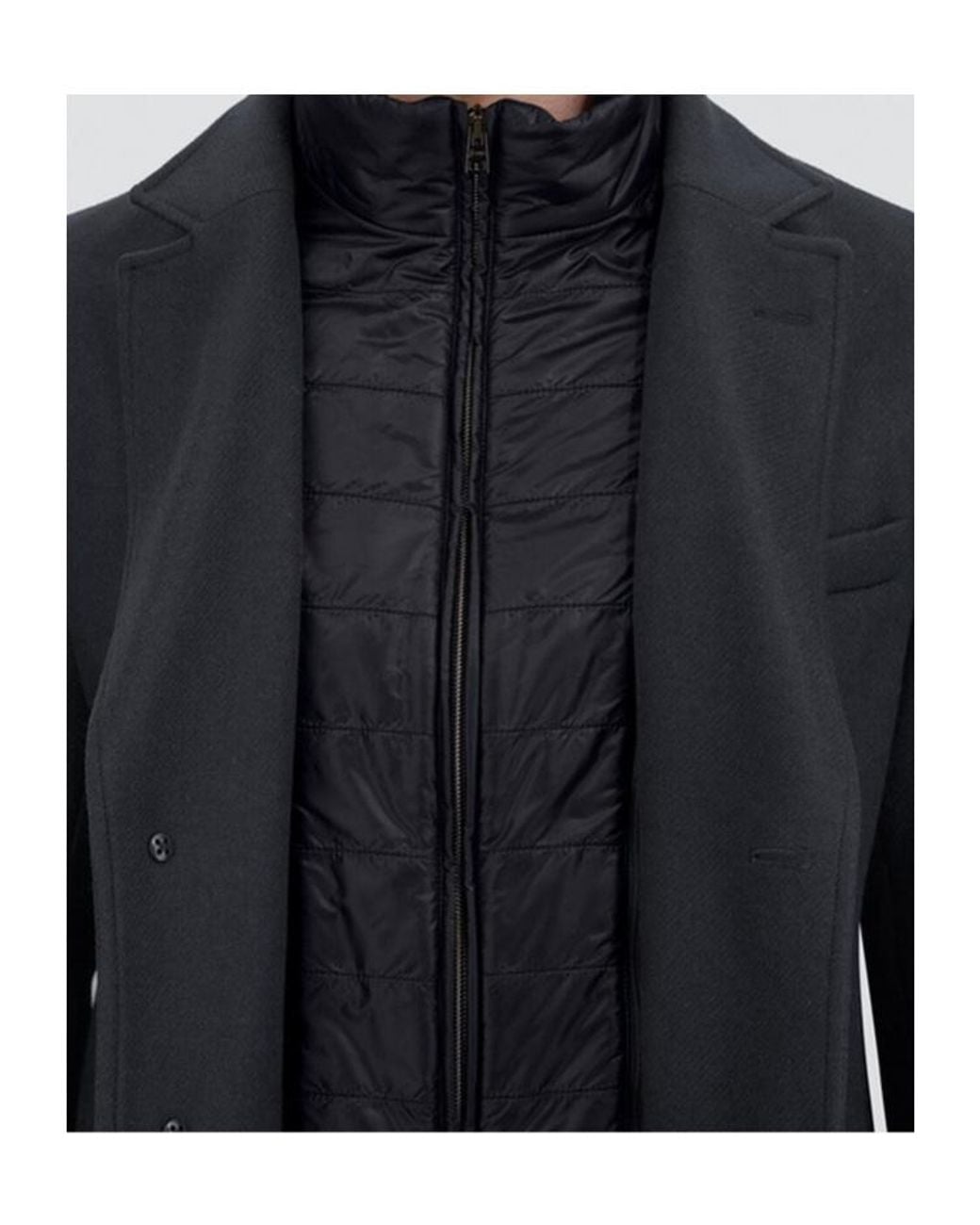 Herno Blue Long-Sleeved Coat for men