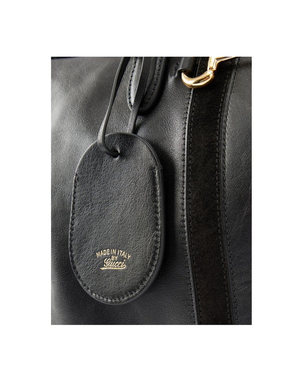 Gucci Black Borsetto Large Boston Bag