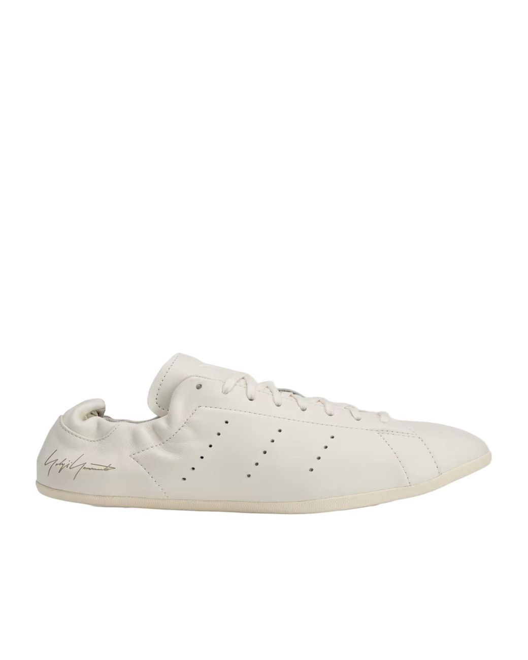 Y-3 White Stan Low Pro Lace-Up Sneakers